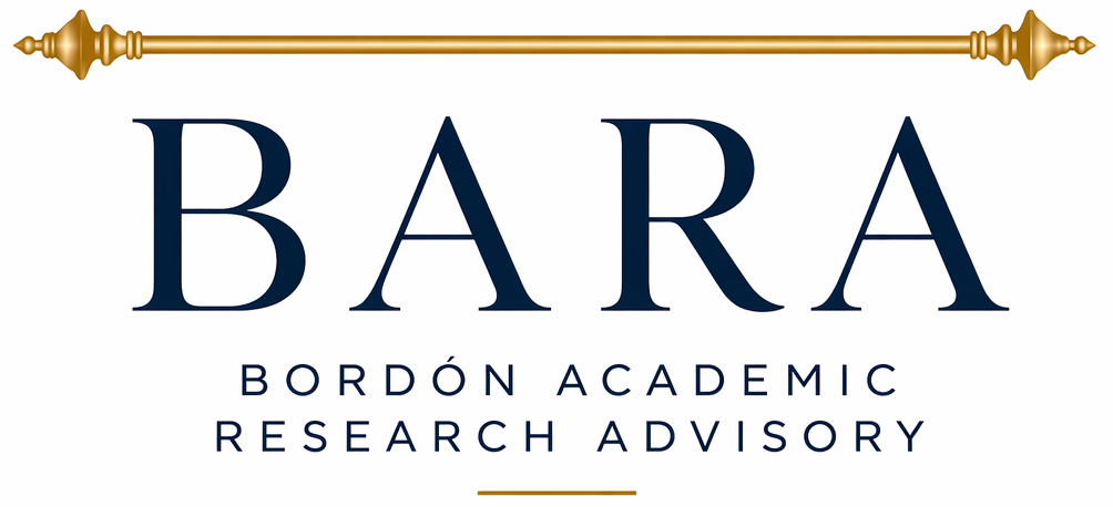 BARA — Bordón Academic Research Advisory logo